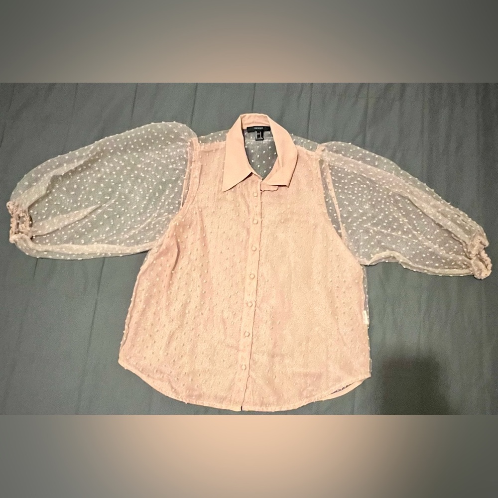Ballon sleeve blouse